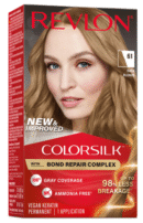 Revlon ColorSilk with Bond Repair Complex Permanent Hair Dye, Dark Blonde 61