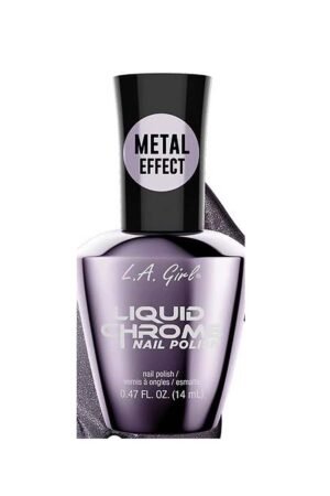 LA GIRL LIQUID CHROME NAIL POLISH BRUSHED NAKED